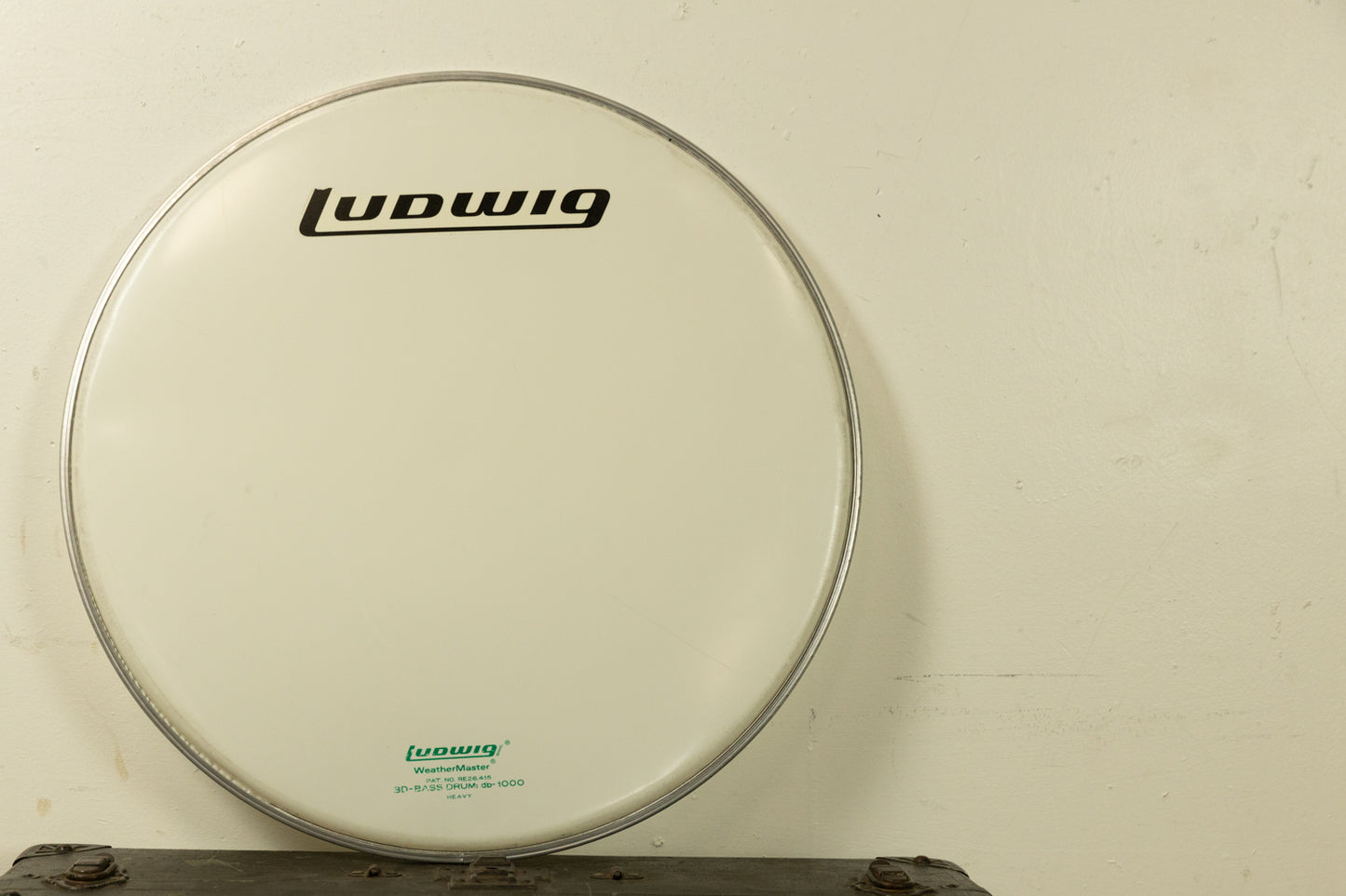 1970s Ludwig 20" Bass Drum Logo Head