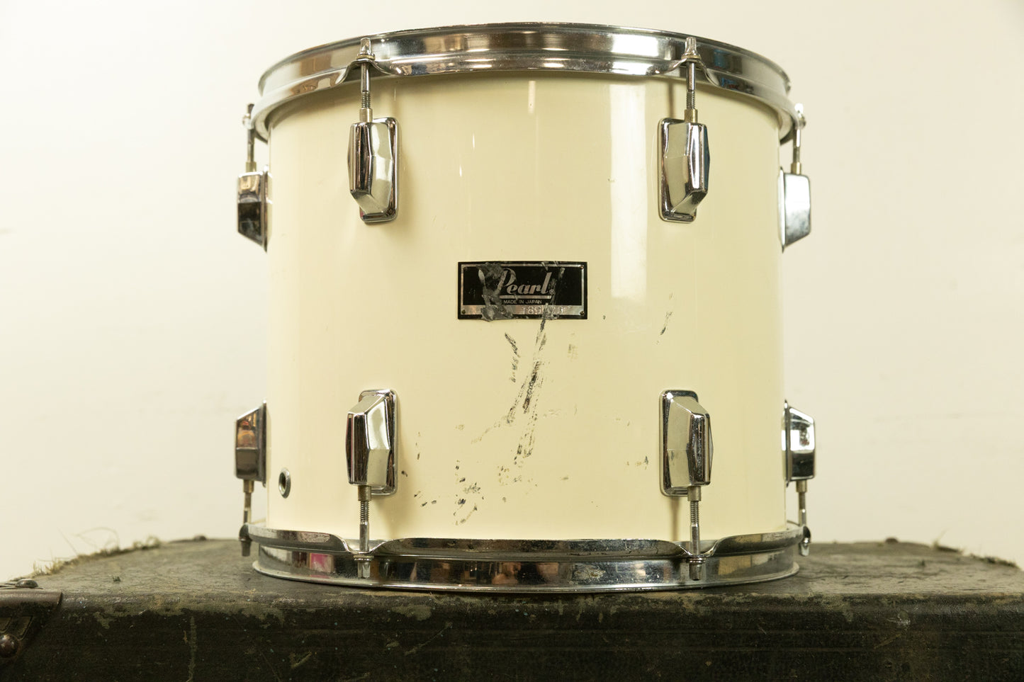 1980s Pearl 11x13 White Cortex Maple Tom
