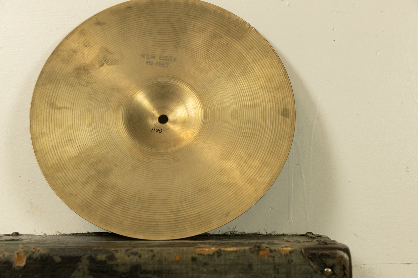1960s Zildjian A 14" New Beat Hi Hat Cymbal 1140g