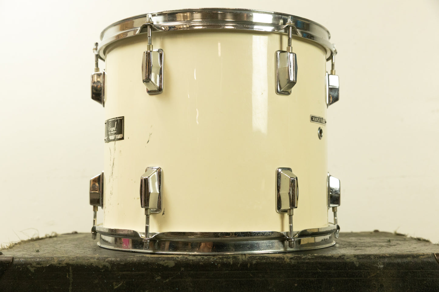 1980s Pearl 11x13 White Cortex Maple Tom