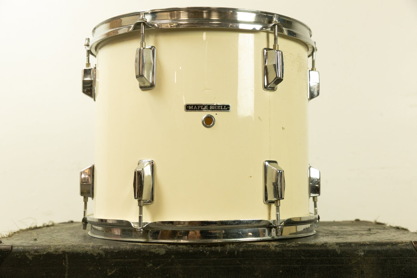 1980s Pearl 11x13 White Cortex Maple Tom