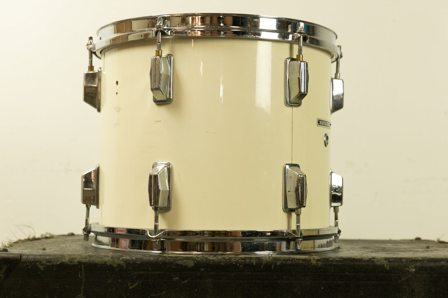 1980s Pearl 10x12 White Cortex Maple Tom