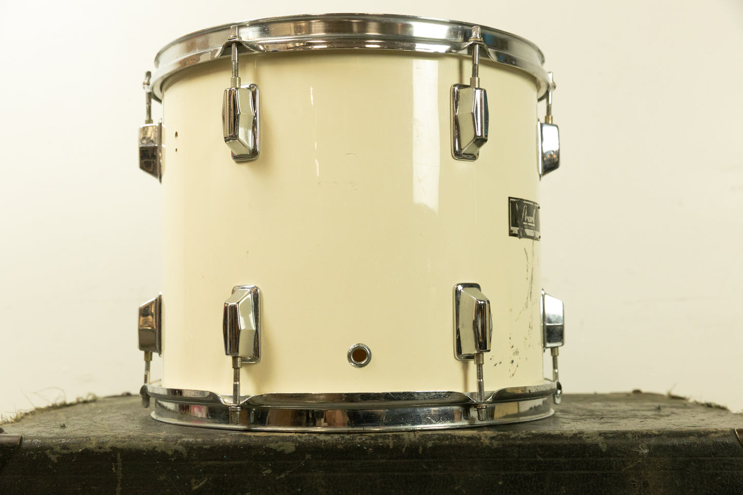 1980s Pearl 11x13 White Cortex Maple Tom