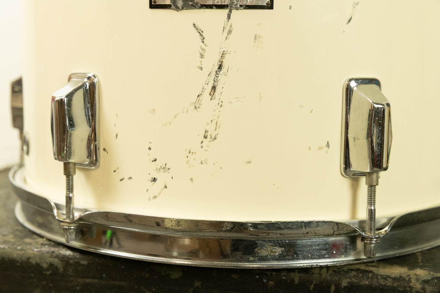 1980s Pearl 11x13 White Cortex Maple Tom