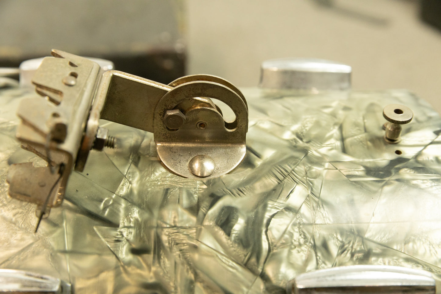 1940s Slingerland 12x14 Black Diamond Pearl Radio King Tom