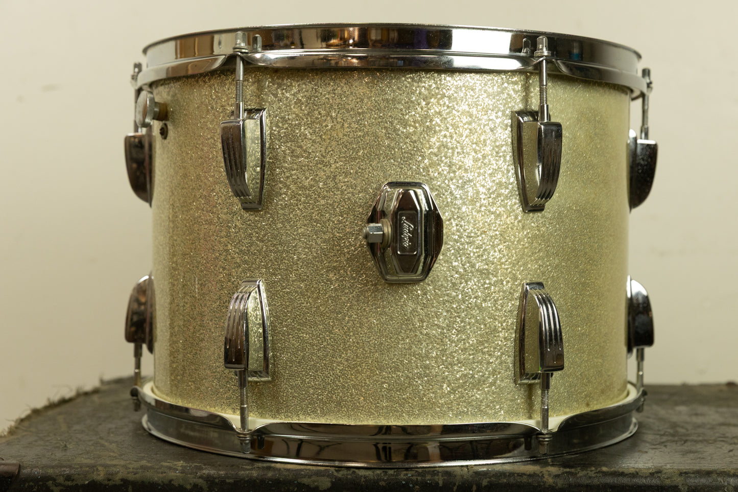 1970s Ludwig 10x14 Silver Sparkle Tom