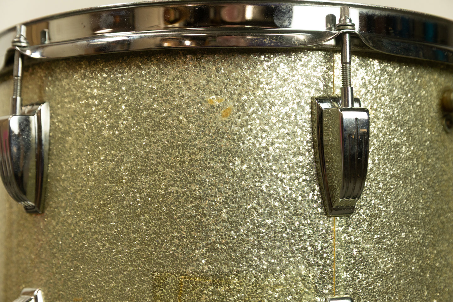 1970s Ludwig 10x14 Silver Sparkle Tom