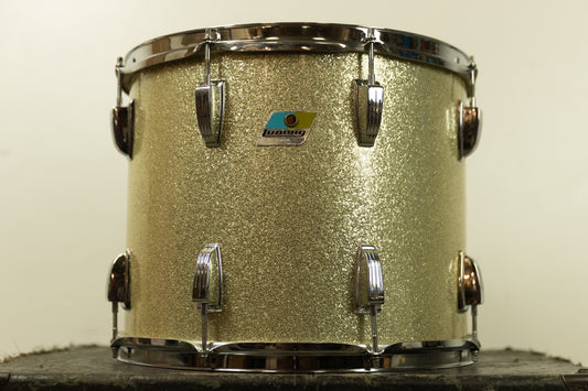 1970s Ludwig 12x15 Silver Sparkle Tom