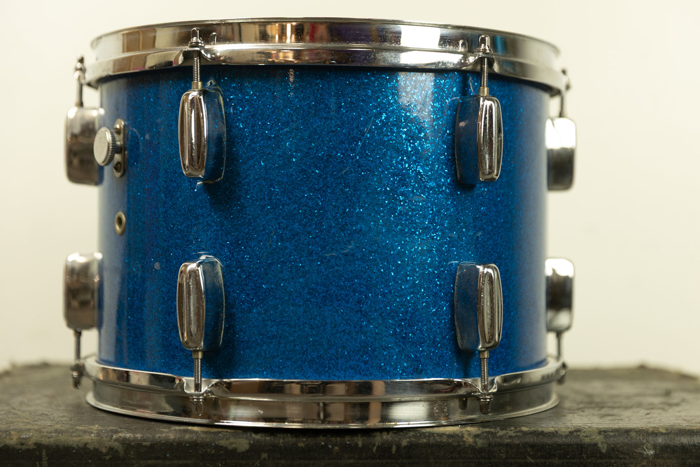 1960s Rogers 9x13 Sparkling Blue Pearl Tom