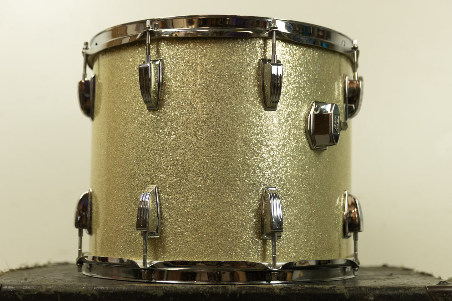 1970s Ludwig 12x15 Silver Sparkle Tom