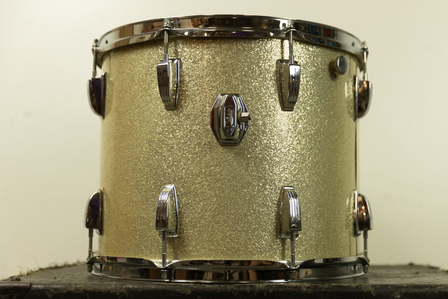 1970s Ludwig 12x15 Silver Sparkle Tom