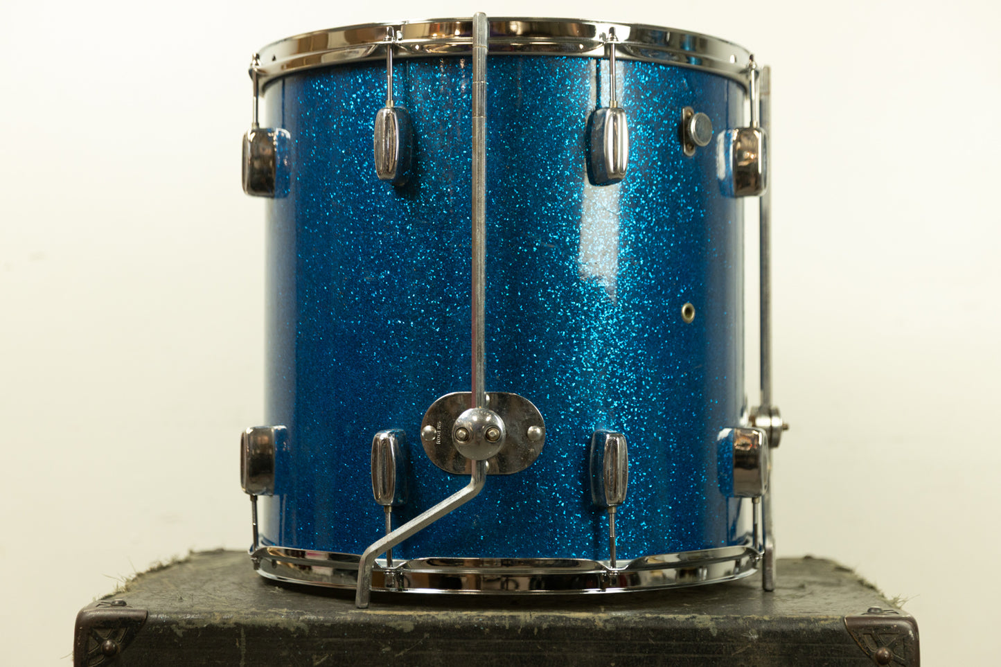 1960s Rogers 16x16 Sparkling Blue Pearl Floor Tom