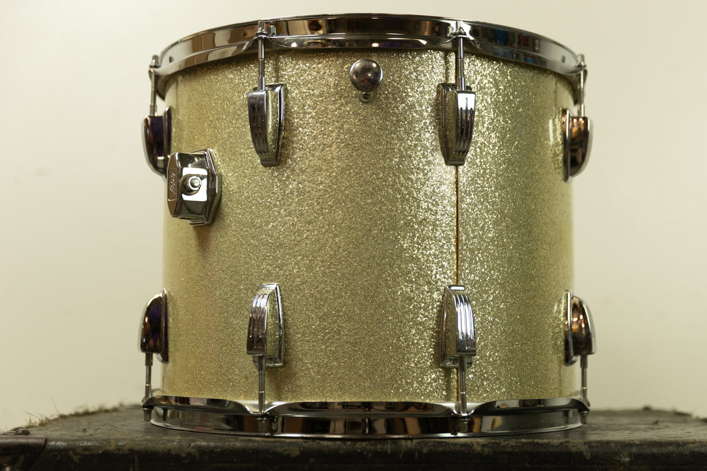 1970s Ludwig 12x15 Silver Sparkle Tom