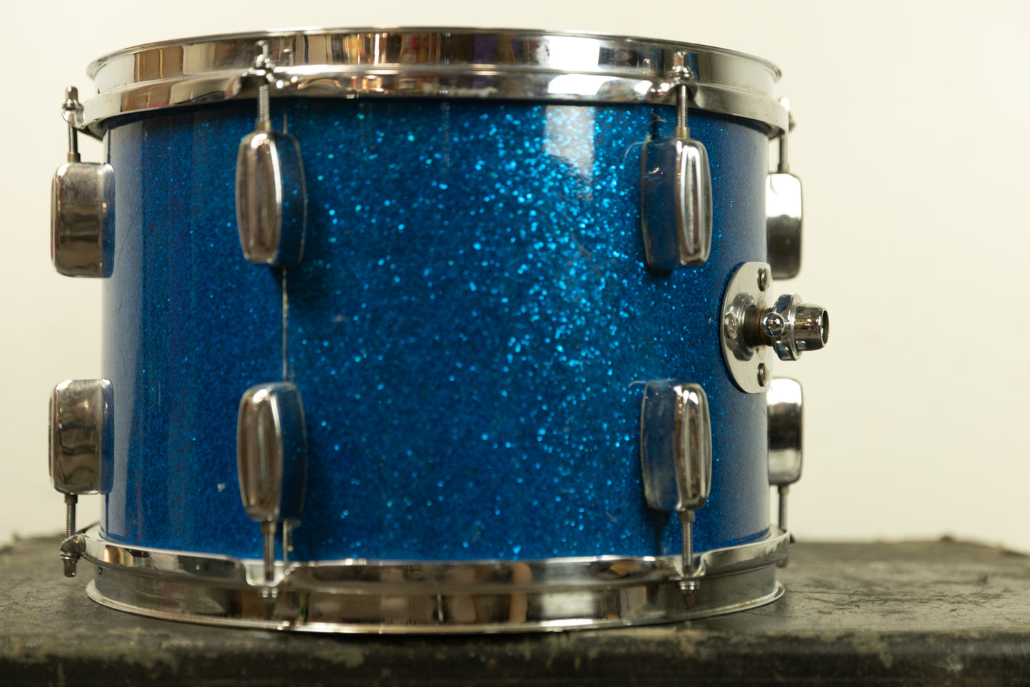 1960s Rogers 9x13 Sparkling Blue Pearl Tom