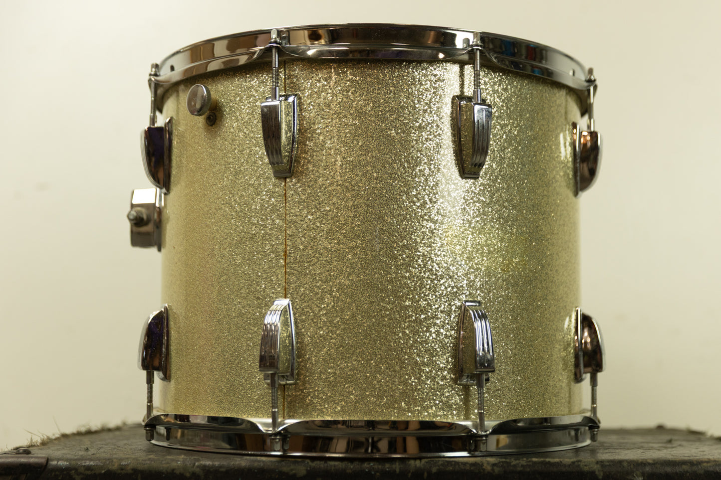 1970s Ludwig 12x15 Silver Sparkle Tom