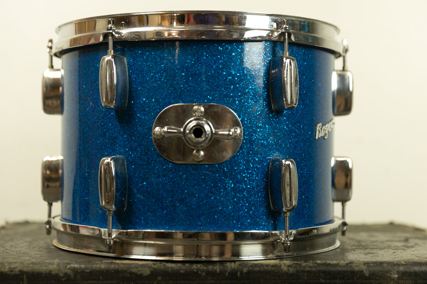 1960s Rogers 9x13 Sparkling Blue Pearl Tom