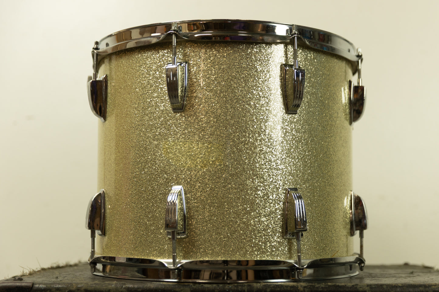 1970s Ludwig 12x15 Silver Sparkle Tom