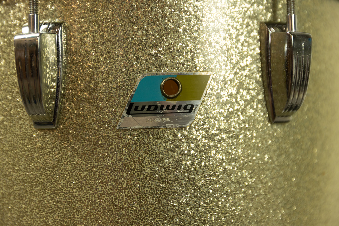 1970s Ludwig 12x15 Silver Sparkle Tom