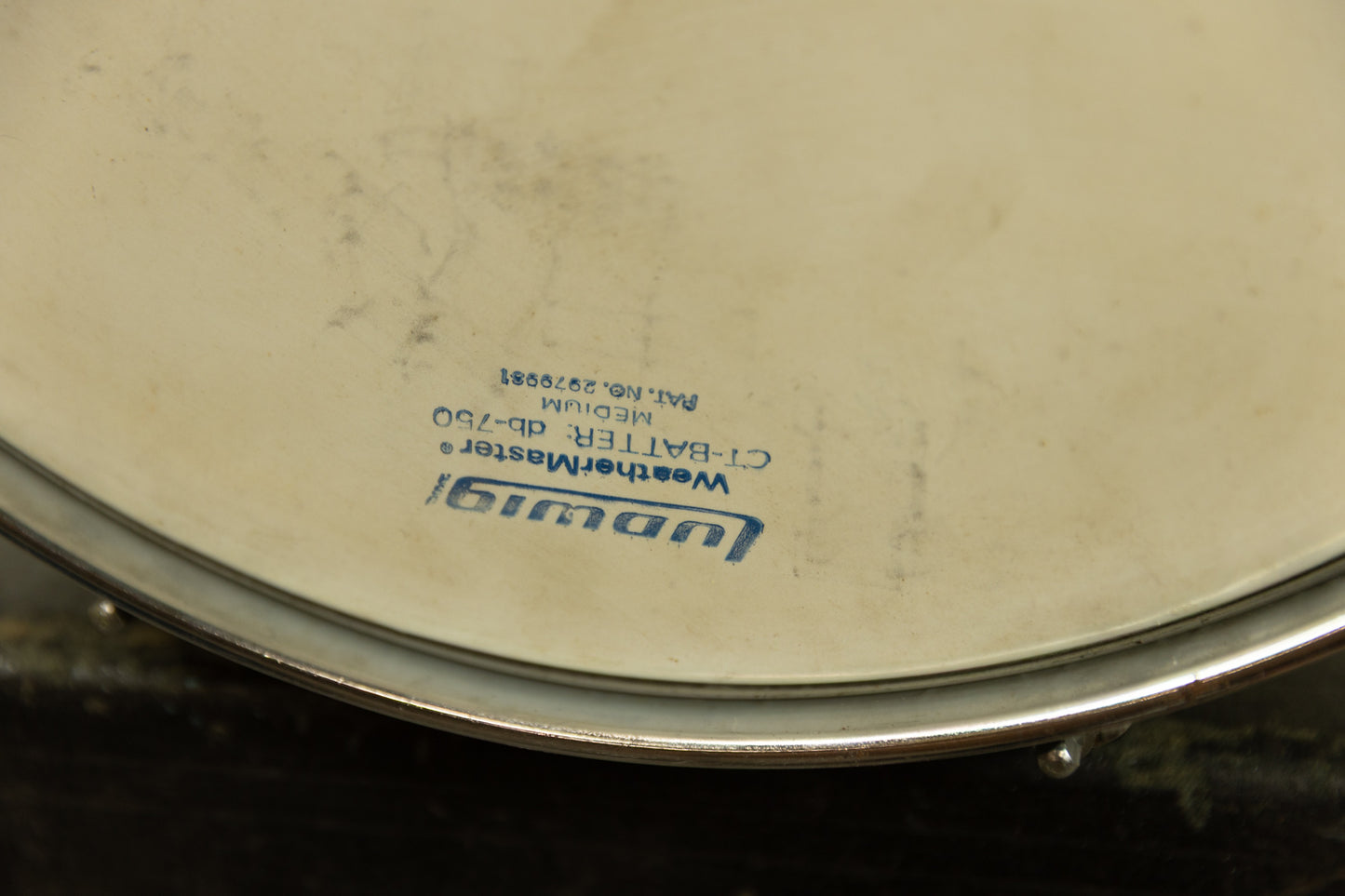 1970s Ludwig 12x15 Silver Sparkle Tom