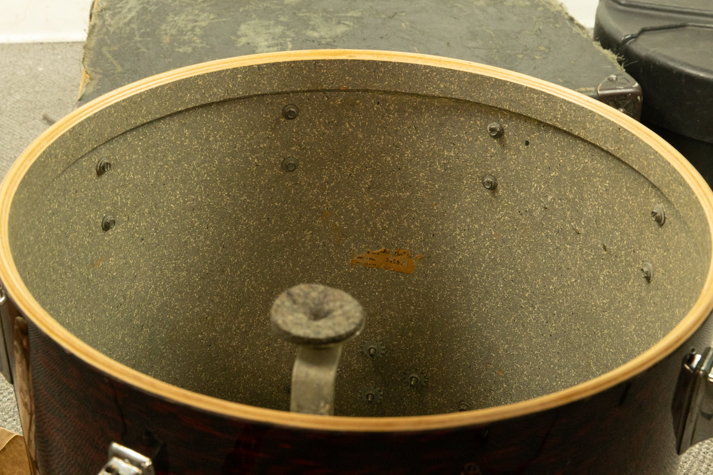 1970s Rogers 16x16 Red Onyx Floor Tom