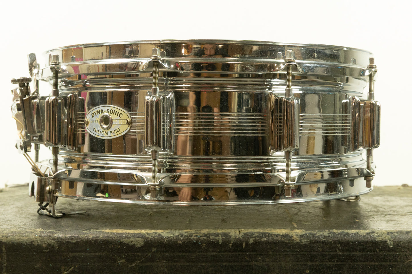 1960s Rogers "7-Line" 5x14 Dynasonic Snare Drum #10133