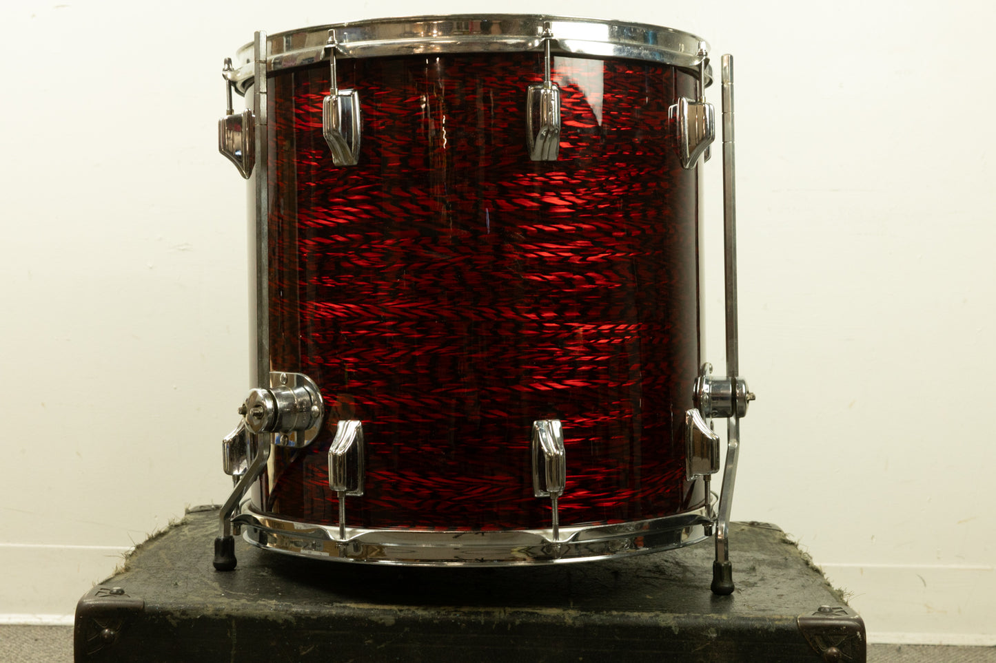 1970s Rogers 16x16 Red Onyx Floor Tom