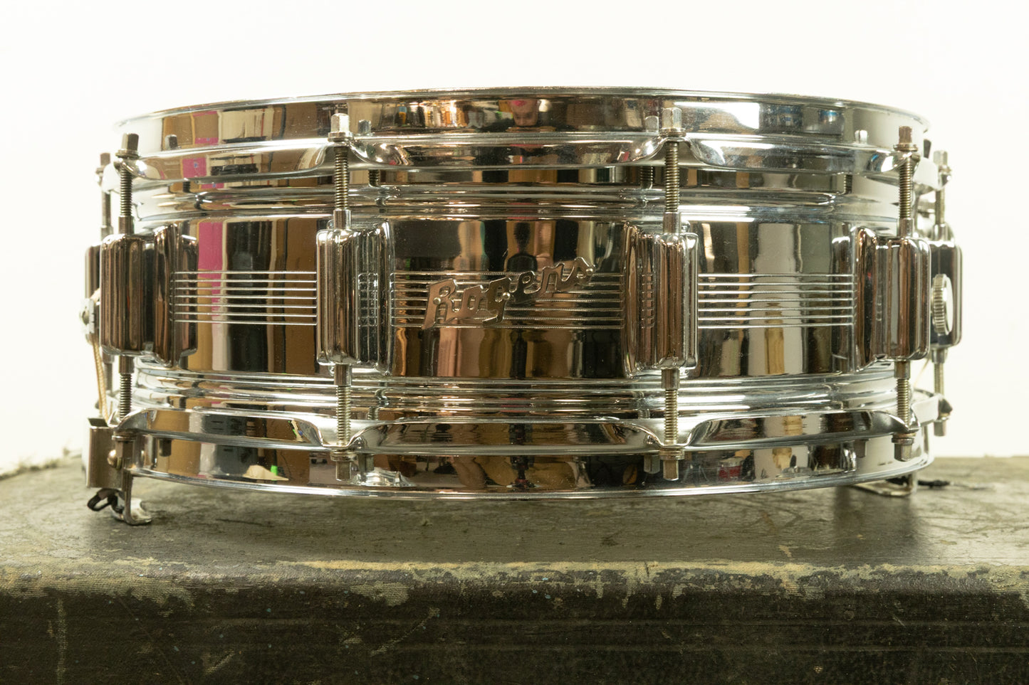 1960s Rogers "7-Line" 5x14 Dynasonic Snare Drum #10133