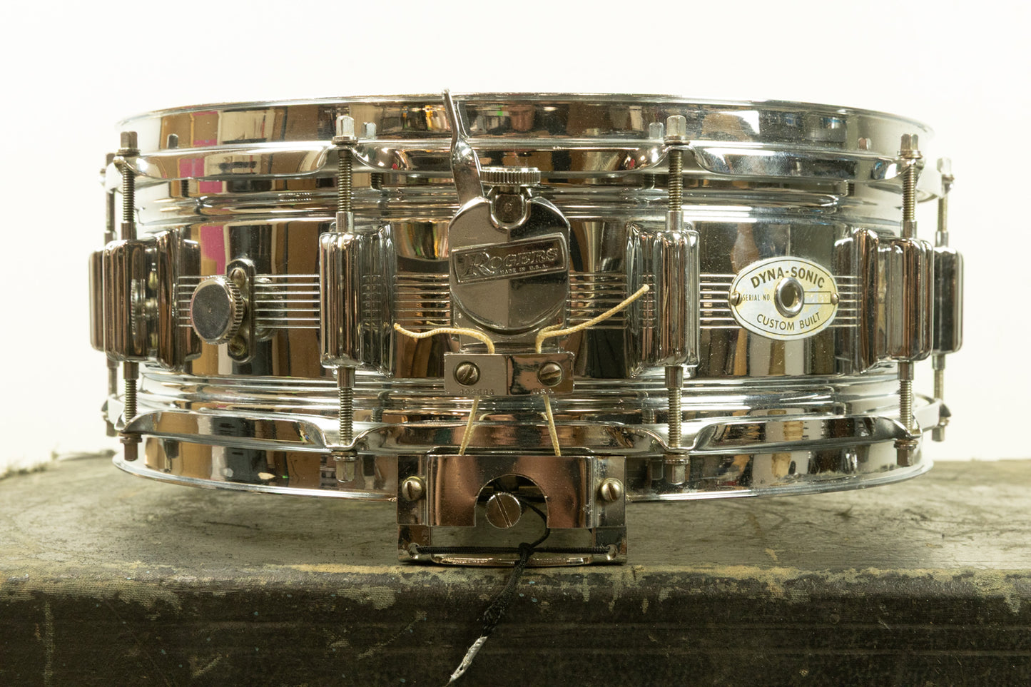 1960s Rogers "7-Line" 5x14 Dynasonic Snare Drum #10133