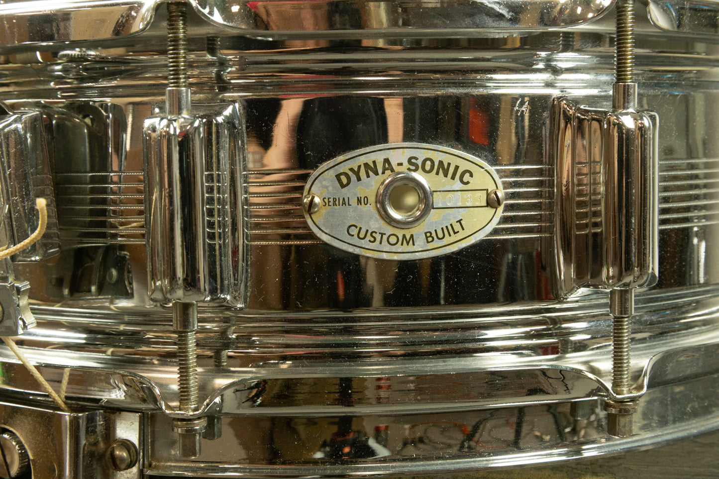 1960s Rogers "7-Line" 5x14 Dynasonic Snare Drum #10133