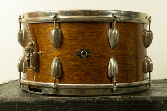 1961 Slingerland 8x15 Natural Mahogany Concert King Snare Drum