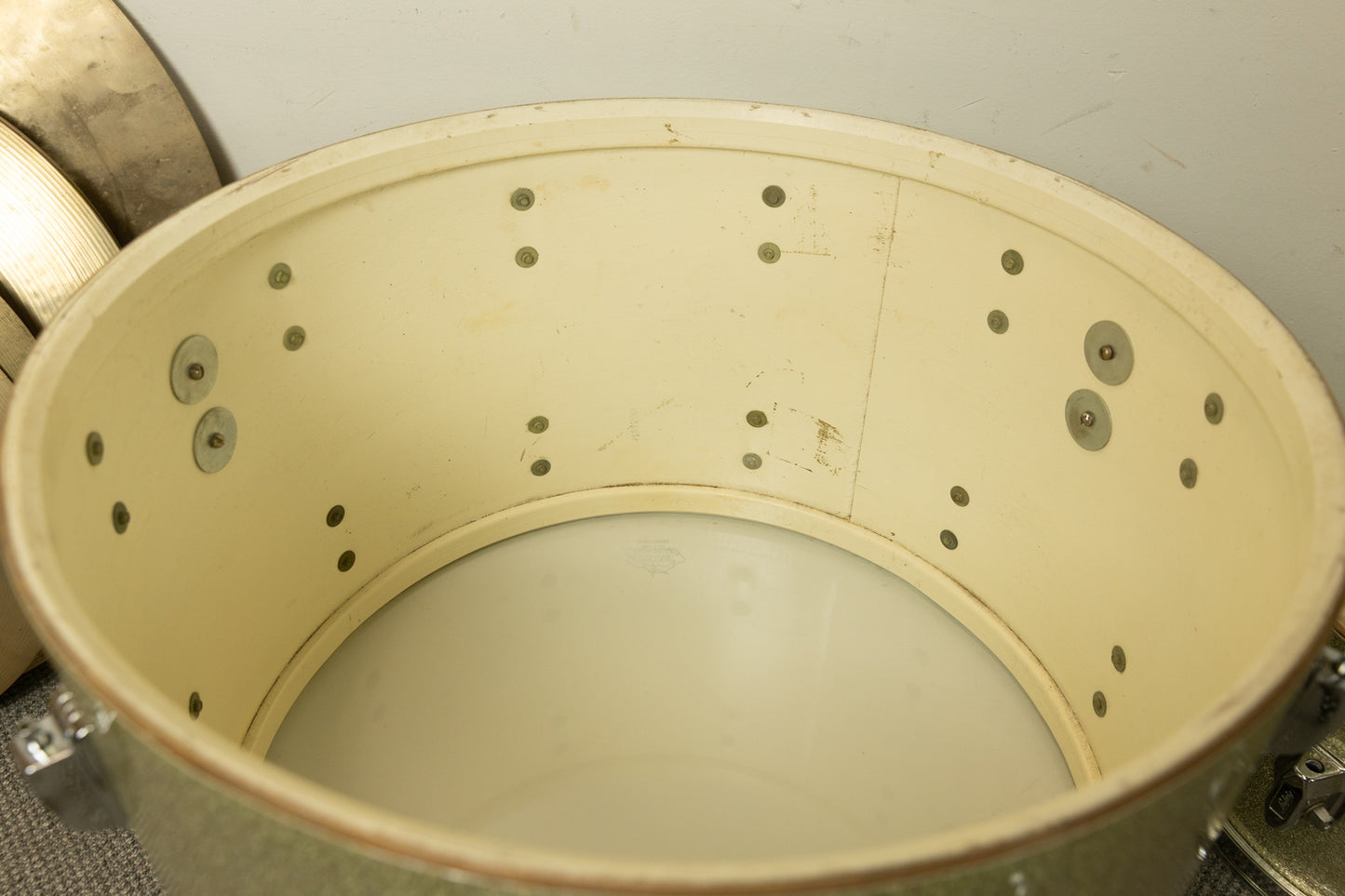 1967 Ludwig Silver Sparkle Hollywood Drum Set