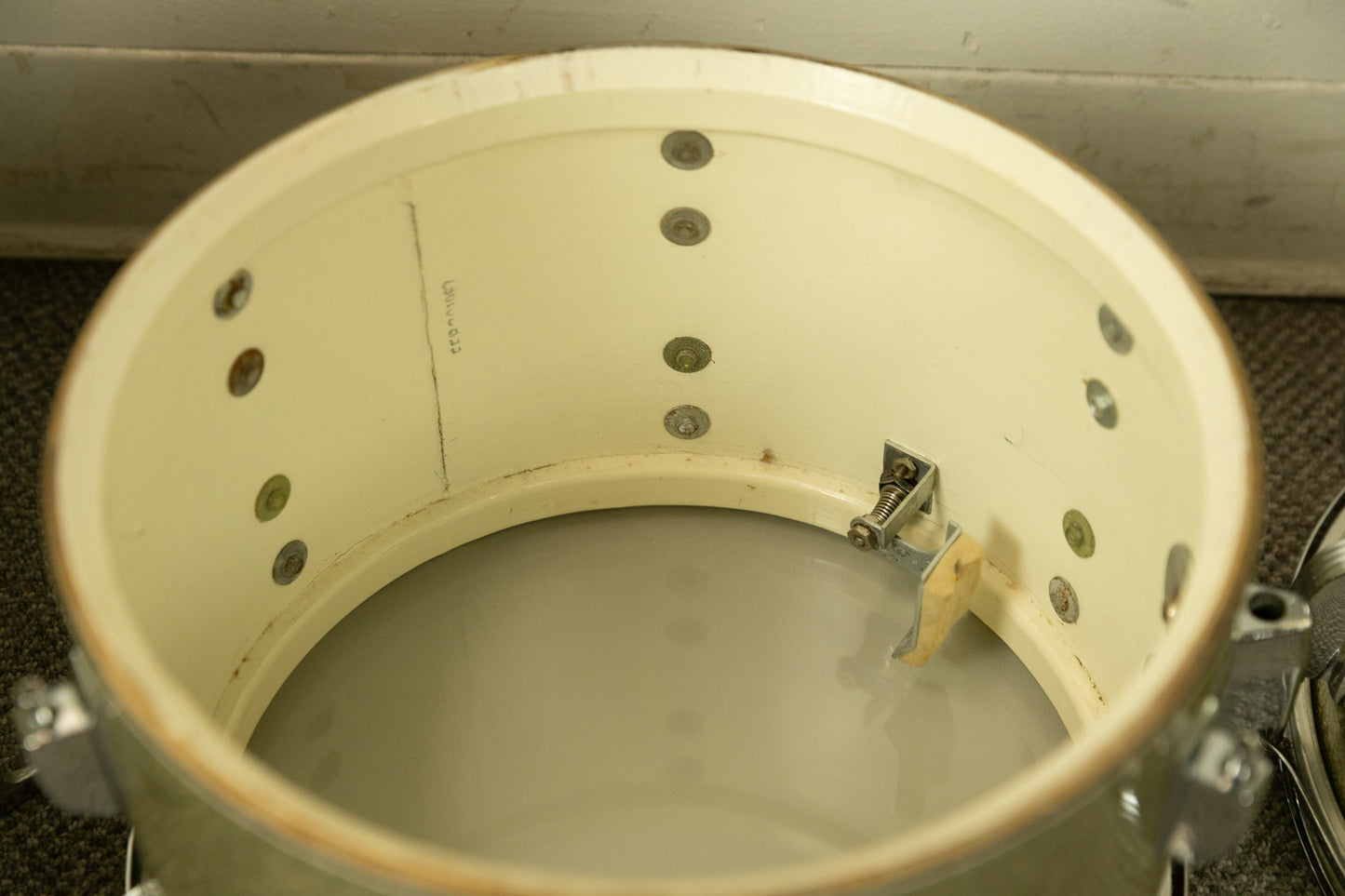 1967 Ludwig Silver Sparkle Hollywood Drum Set