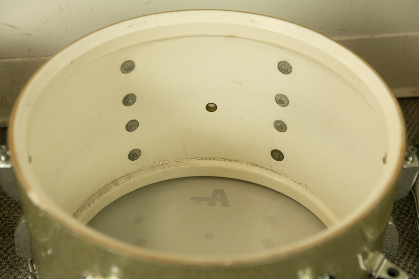 1967 Ludwig Silver Sparkle Hollywood Drum Set