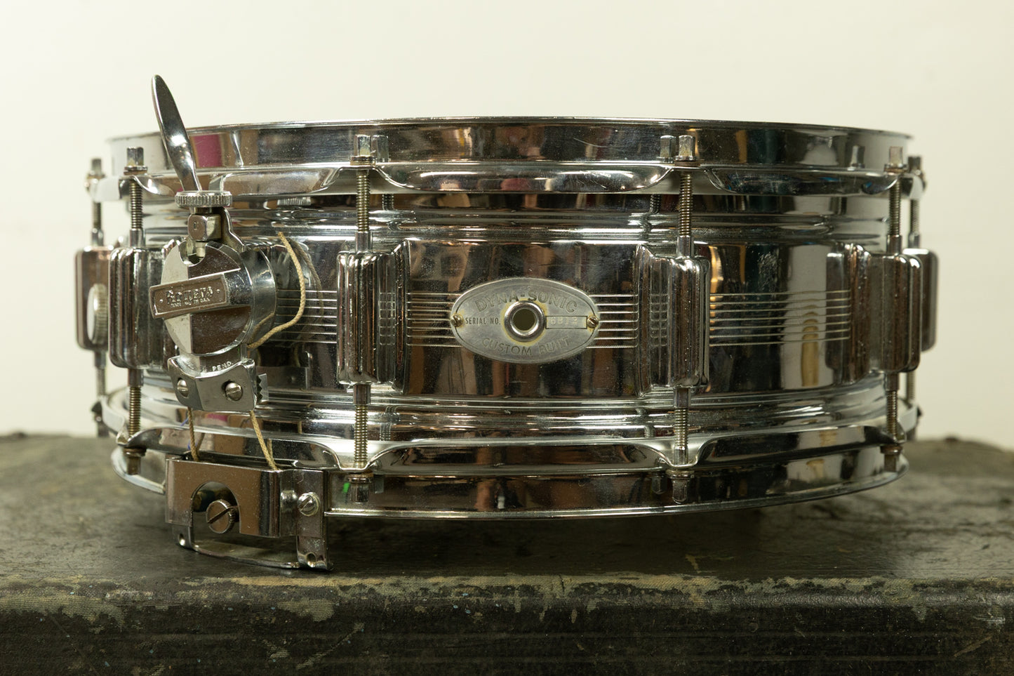 1960s Rogers 5x14 7-Line Dynasonic Snare Drum #6813