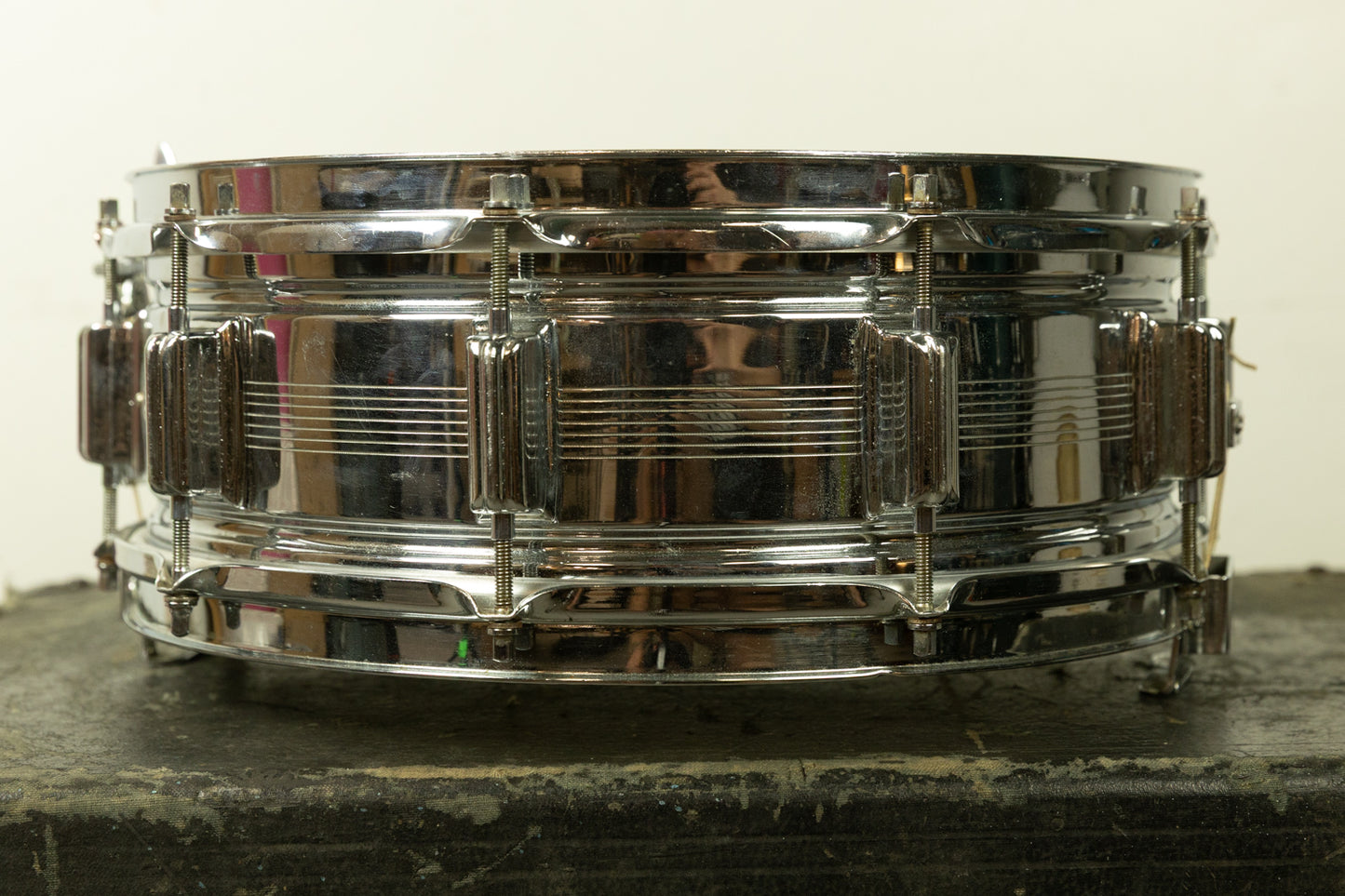 1960s Rogers 5x14 7-Line Dynasonic Snare Drum #6813