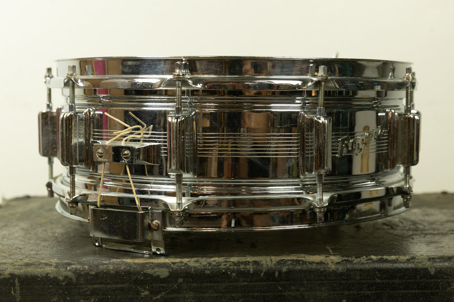 1960s Rogers 5x14 7-Line Dynasonic Snare Drum #6813