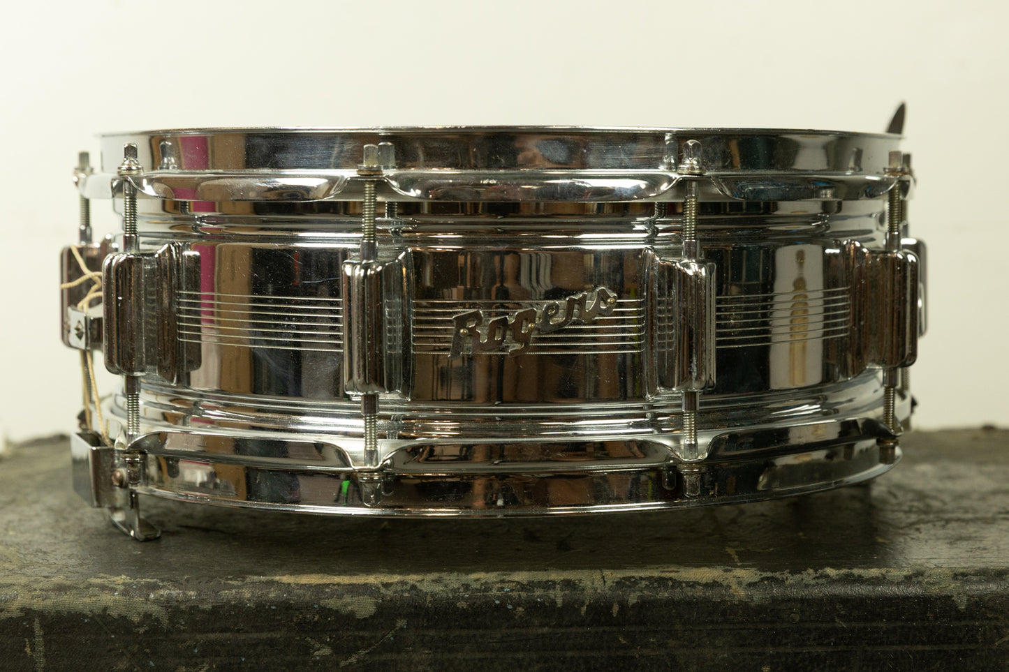 1960s Rogers 5x14 7-Line Dynasonic Snare Drum #6813