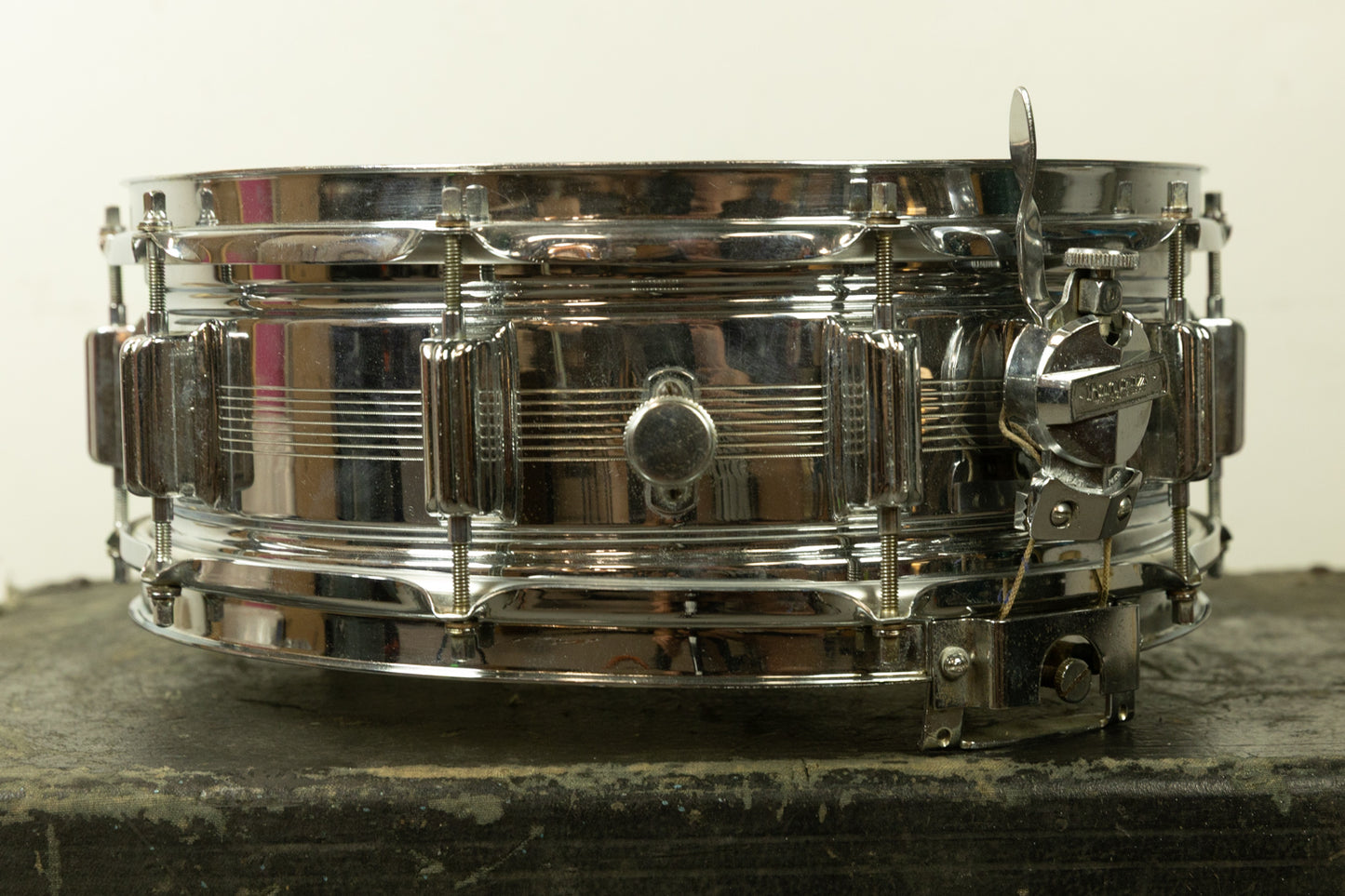 1960s Rogers 5x14 7-Line Dynasonic Snare Drum #6813