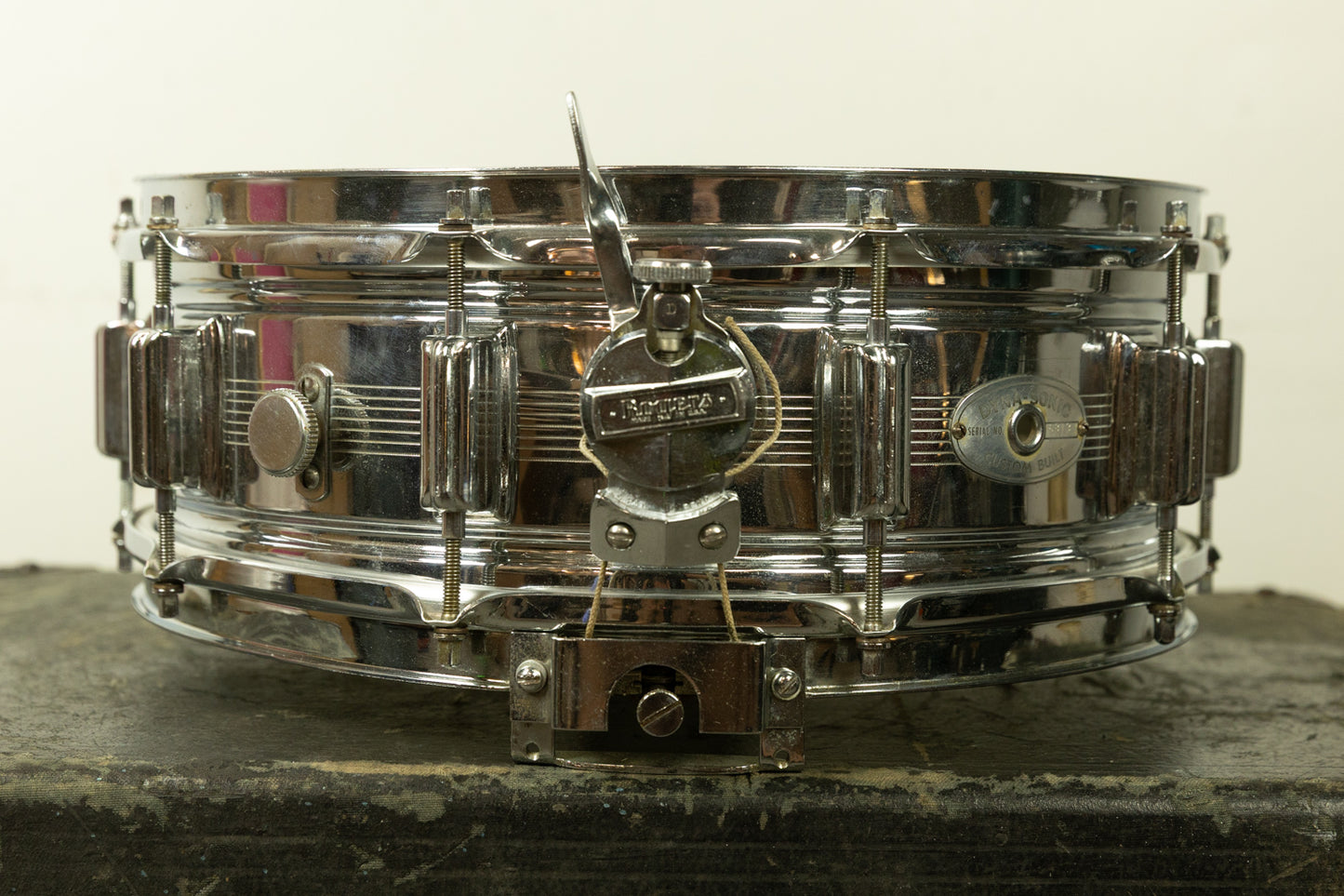 1960s Rogers 5x14 7-Line Dynasonic Snare Drum #6813