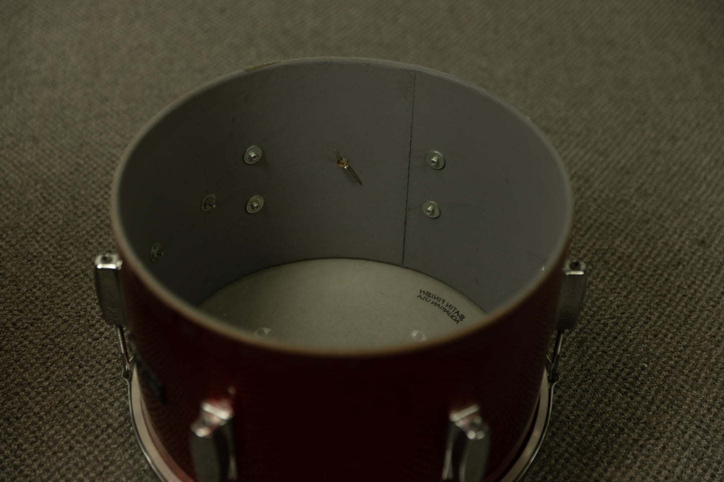 Vintage Dixie Red Sparkle Drum Set 12x18 8x12 16x16 and 5x13