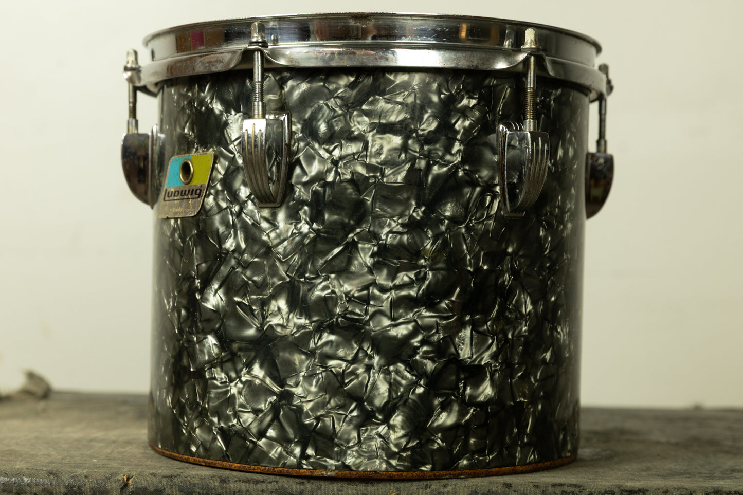 1970s Ludwig 9x10" Black Diamond Concert Tom