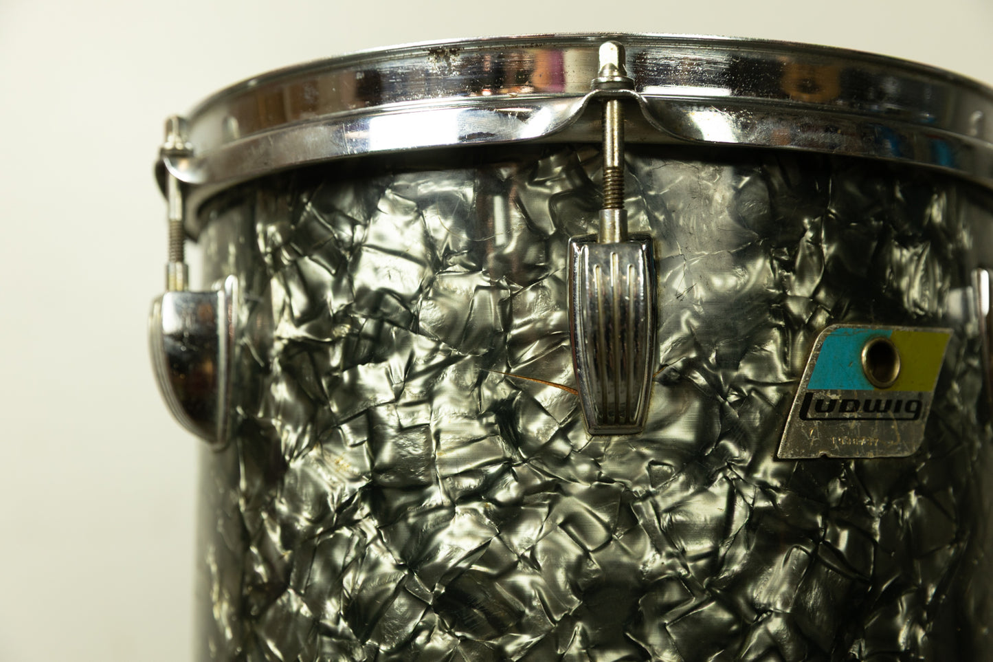 1970s Ludwig 9x10" Black Diamond Concert Tom