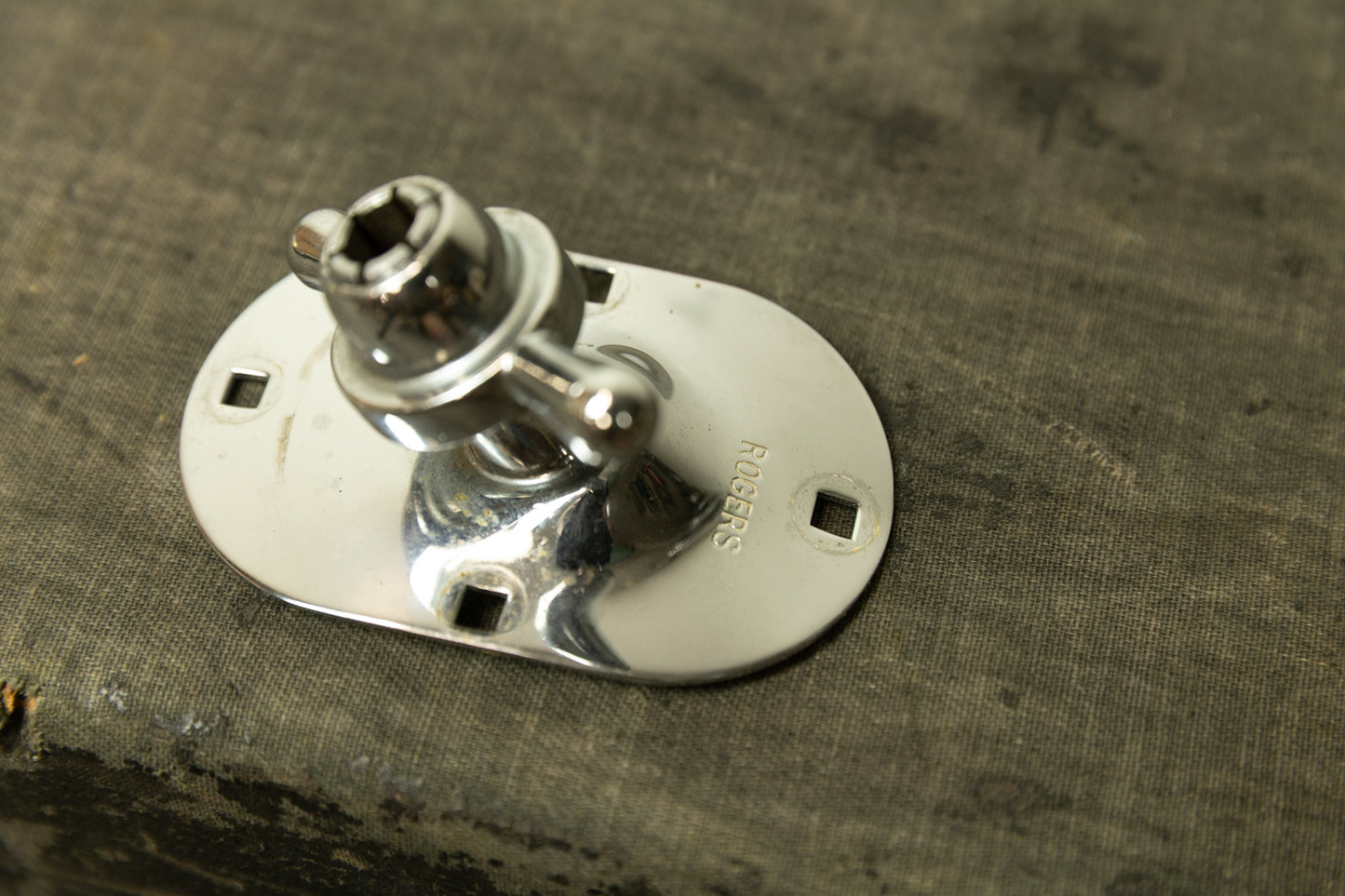 Vintage Rogers Swivomatic Cymbal Bass Drum Plate/Mount