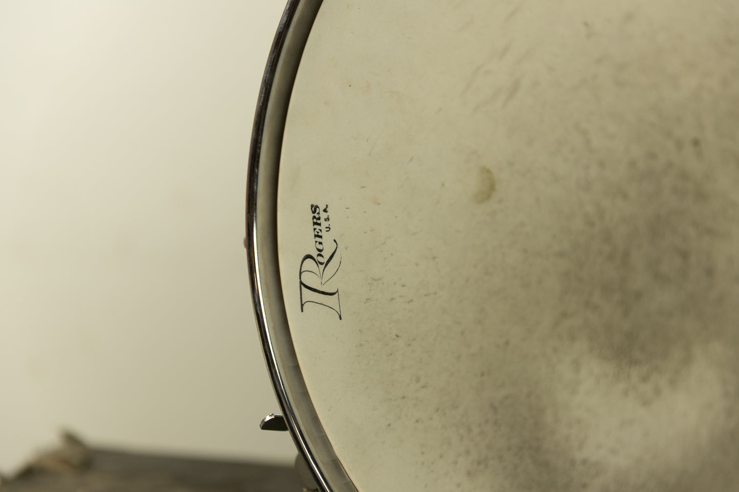 1960s Rogers 5x14 Champagne Sparkle Luxor Snare Drum