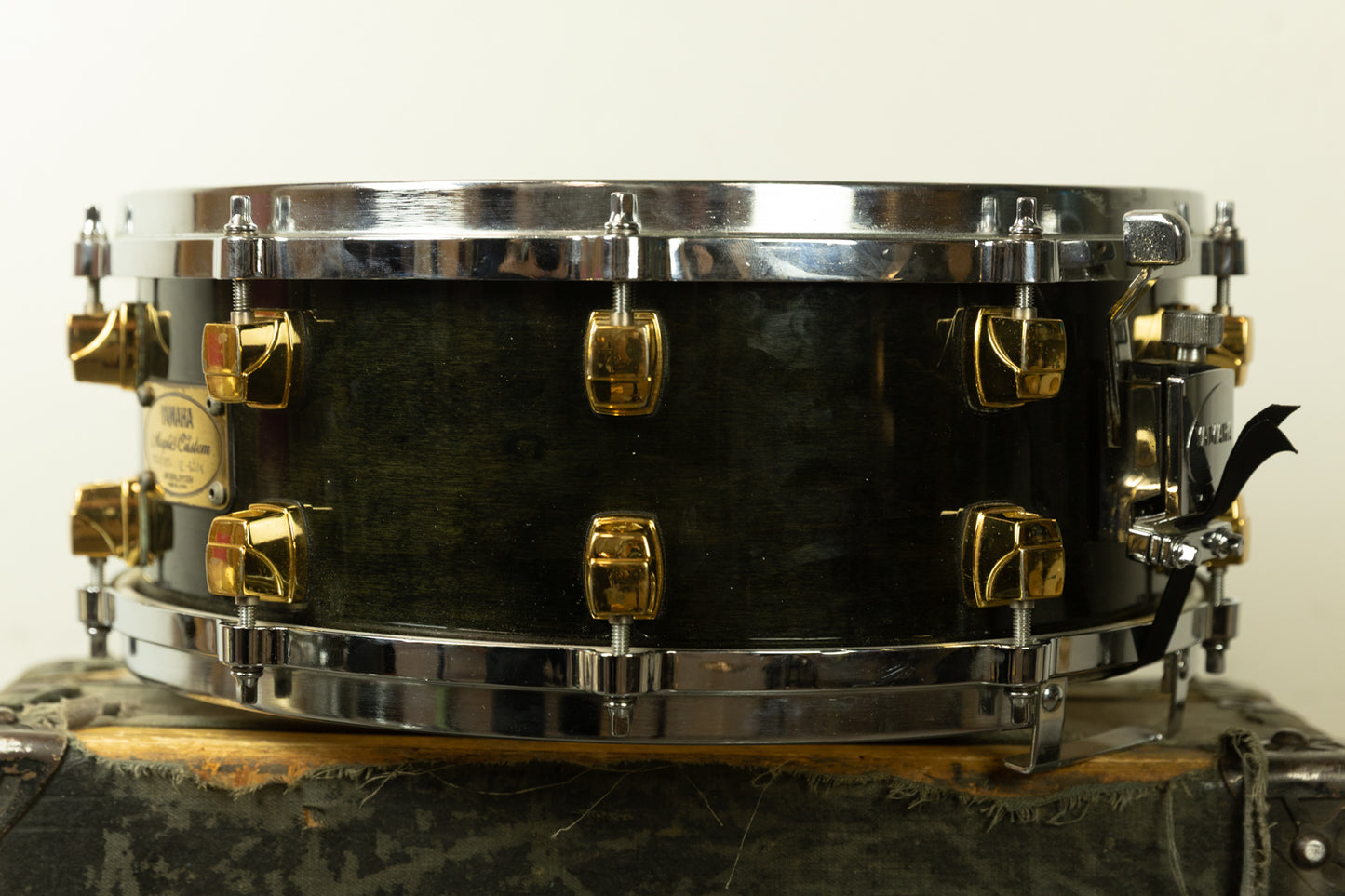 Yamaha 5.5x14 Maple Custom Ebony Lacquer Snare Drum