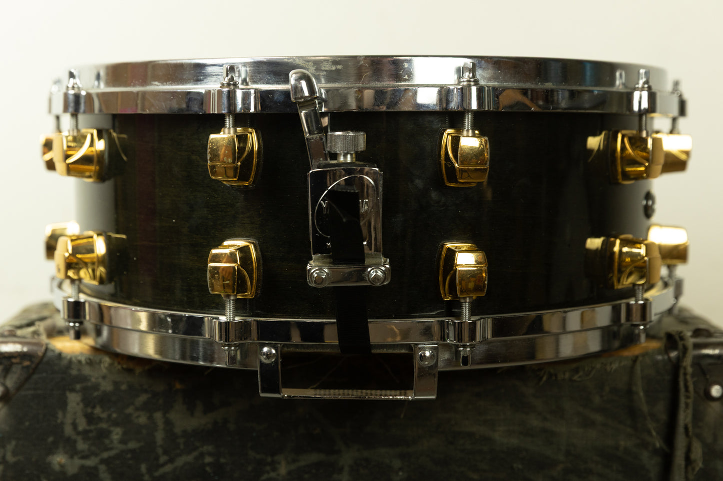 Yamaha 5.5x14 Maple Custom Ebony Lacquer Snare Drum