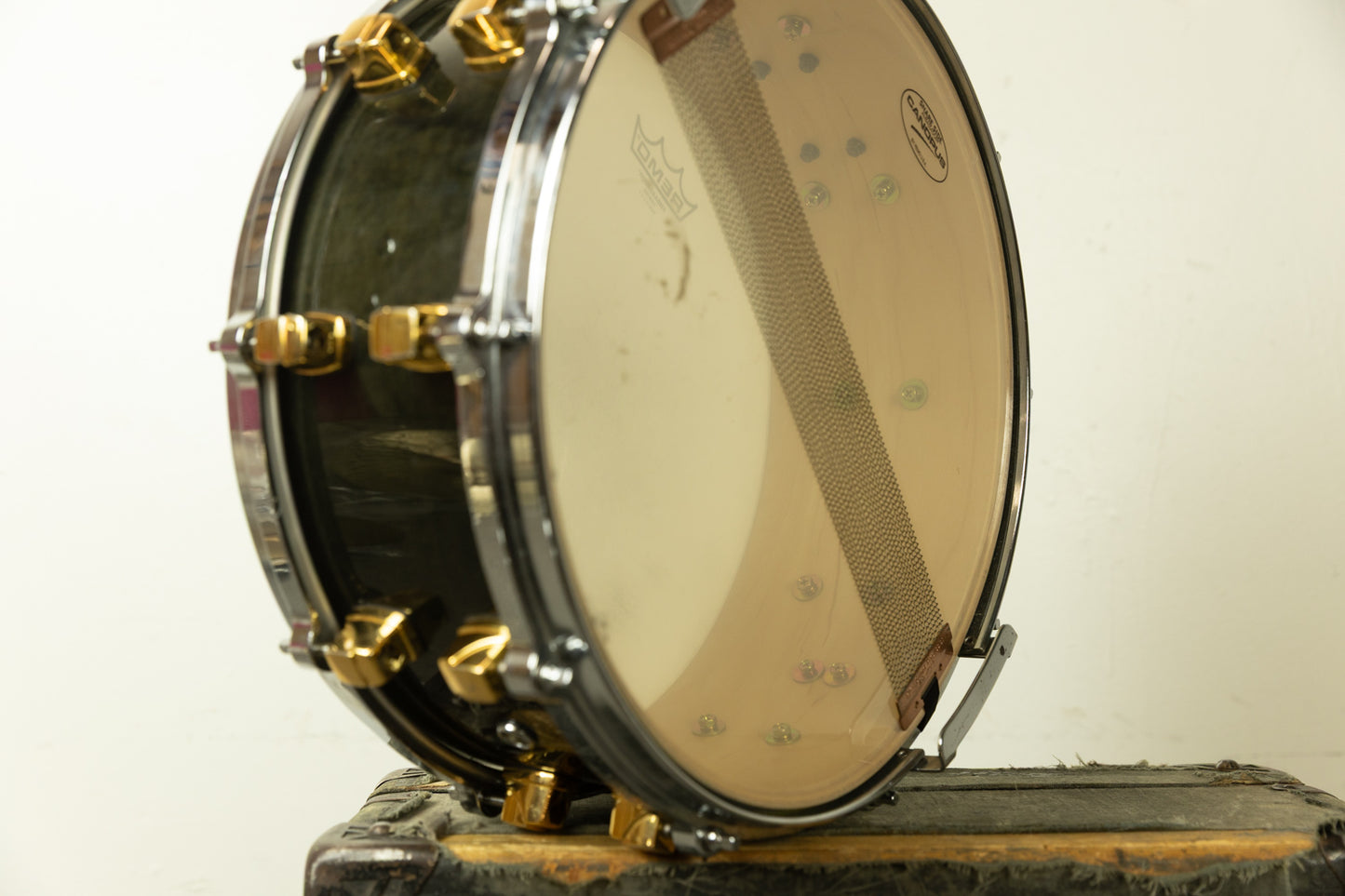 Yamaha 5.5x14 Maple Custom Ebony Lacquer Snare Drum