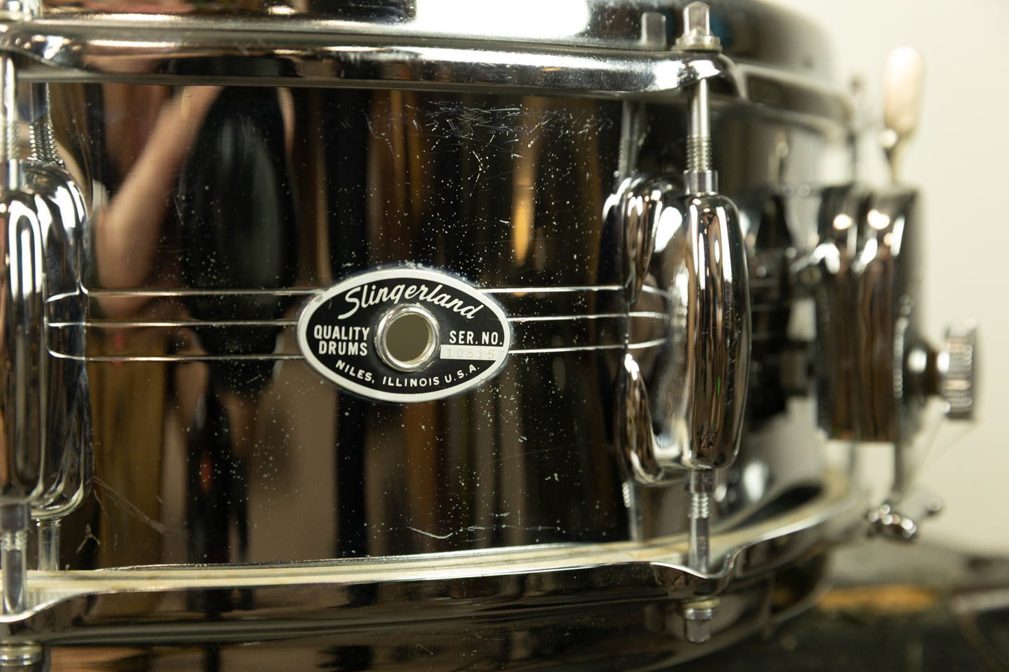 1970s Slingerland 5x14 Sound King Snare Drum