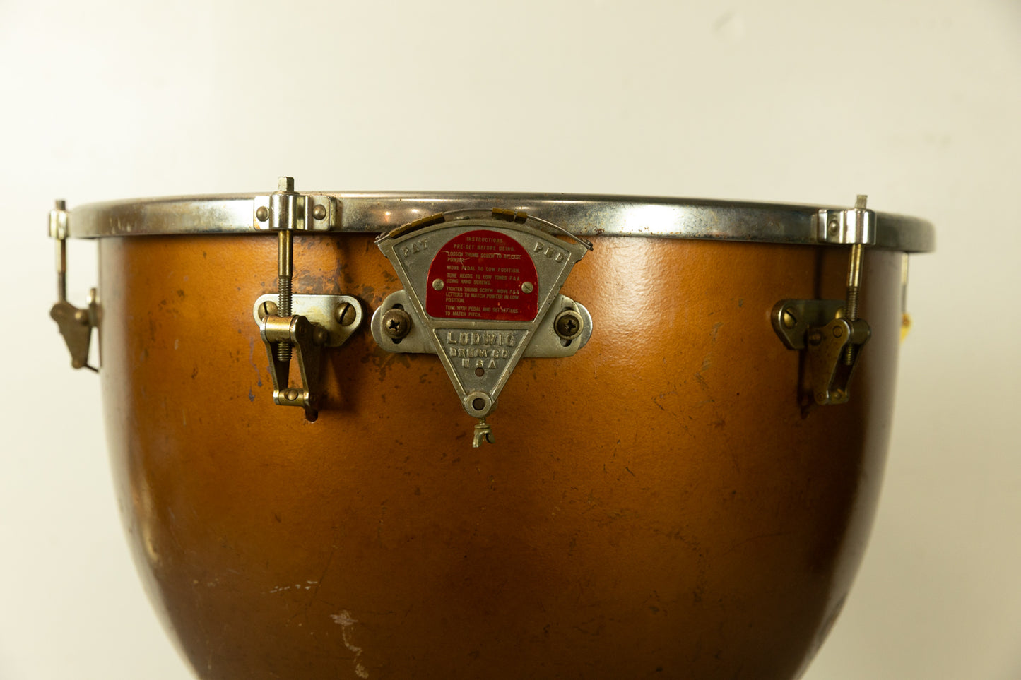 Vintage Ludwig 24" Machine Timpani