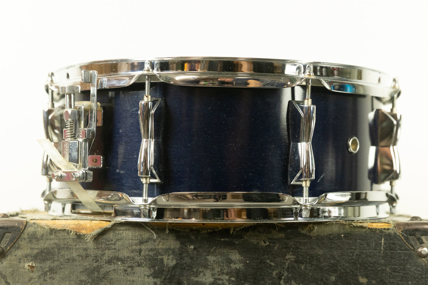1990s Yamaha 5x14 Stage Customer Blue Lacquer Snare Drum